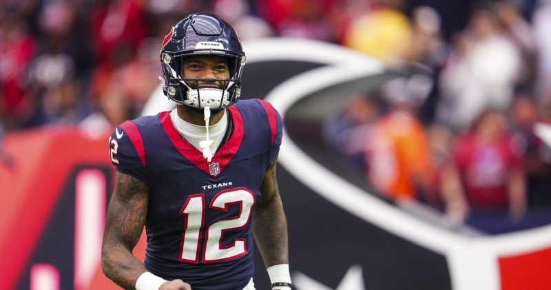 Texans’ Nico Collins Out vs. Jets After Suffering Calf Injury