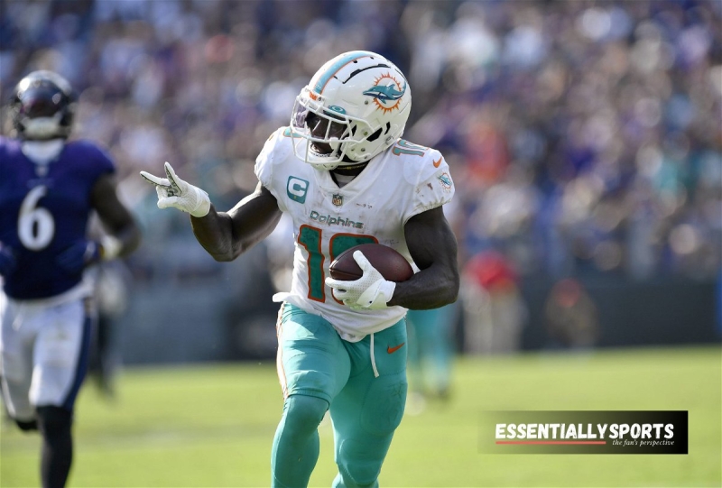 Tyreek Hill’s Awkward Fall Causes 5th Headache for the Miami Dolphins