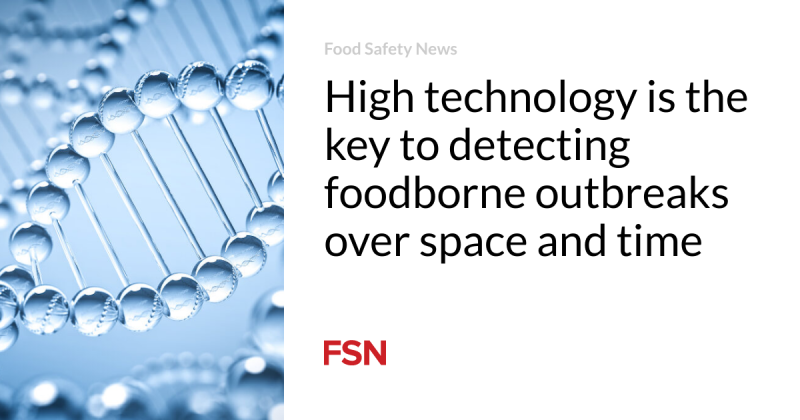 High innovation is the crucial to identifying foodborne break outs over area and time