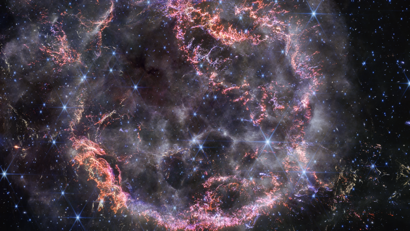 JWST releases brand-new picture of well-known supernova residue– with a twist