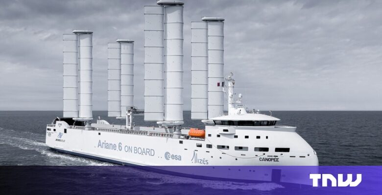 Wind-powered freight ship takes Europe’s Ariane 6 rocket to launch website