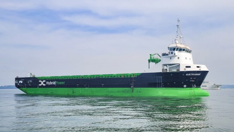 Electric hybrid vessel Electramar signs up with ESL’s AtoB@C Shipping