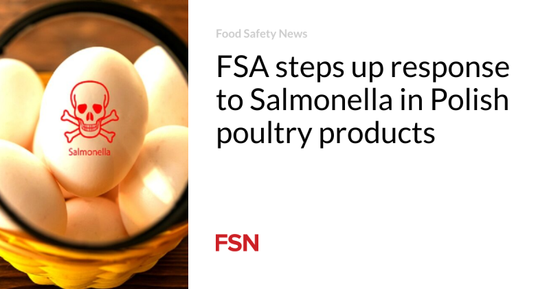 FSA actions up action to Salmonella in Polish poultry items