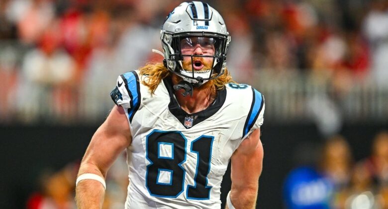 <aReport: Panthers' Hayden Hurst to Be Shut Down for Season After Experiencing Amnesia