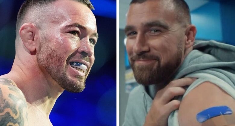 Colby Covington weighs in on ‘piece of sh * t’ Travis Kelce following $20 million Pfizer offer