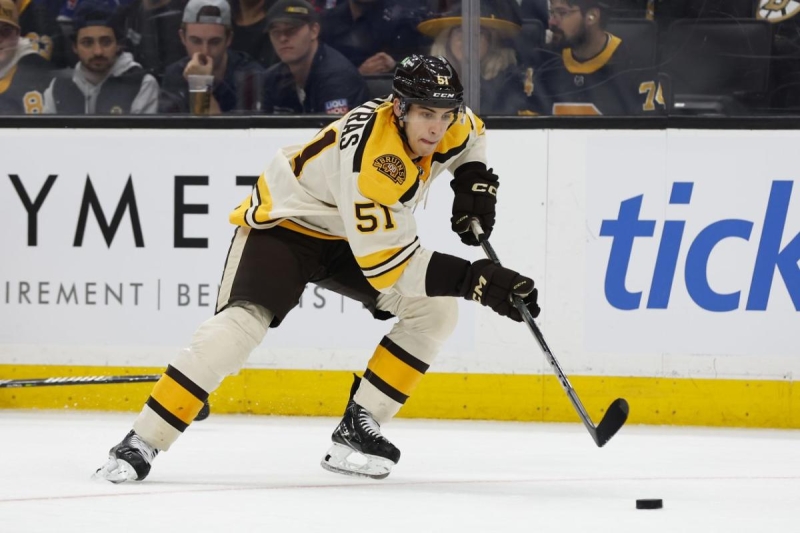 Bruins’ Matthew Poitras currently off to excellent start with Team Canada