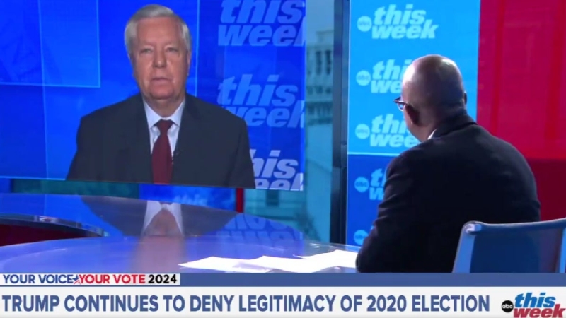 Lindsey Graham Points to Hillary Clinton Feeling ‘She Was Cheated’ to Defend Trump’s 2020 Election Denials|Video