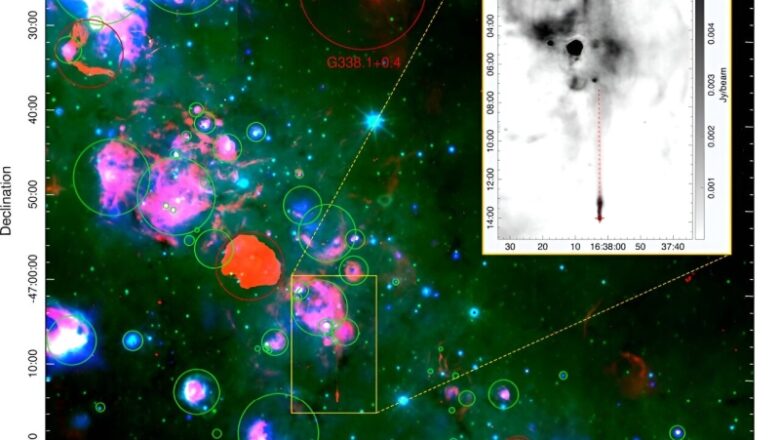 Astronomers identify brand-new pulsar wind nebula and its associated pulsar