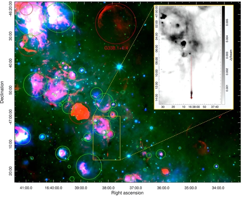 Astronomers identify brand-new pulsar wind nebula and its associated pulsar