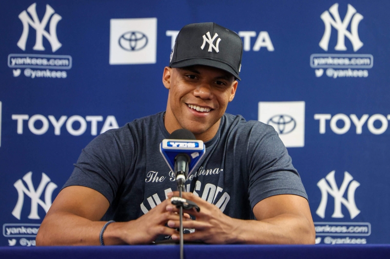 Juan Soto’s very first day at Yankees camp: 3 observations, consisting of a lofty contrast