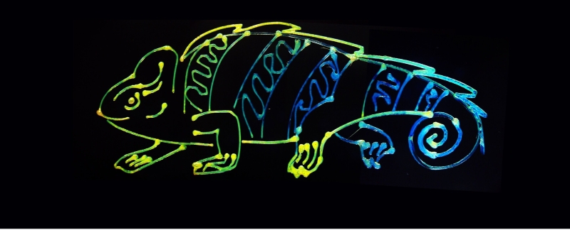 Chameleons influence brand-new multicolor 3D-printing innovation