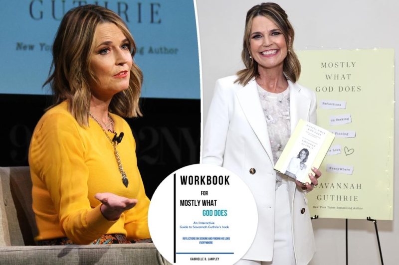 Fraudsters offering phony copies of Savannah Guthrie’s faith-based book after it topped the charts and offered out