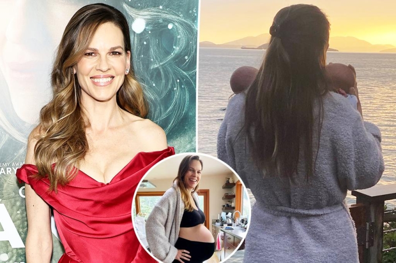 Hilary Swank shares what shocked her the most about ending up being a mama at 48