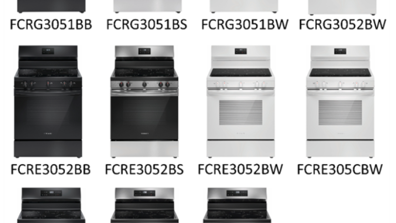 Electrolux Group Recalls Frigidaire Rear-Controlled Ranges Due to Electrical Shock and Electrocution Hazards