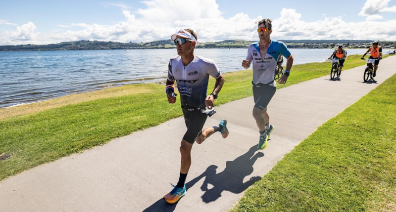 Pro professional athletes all set to handle home favourites Mike Phillips and Braden Currie at IM New Zealand