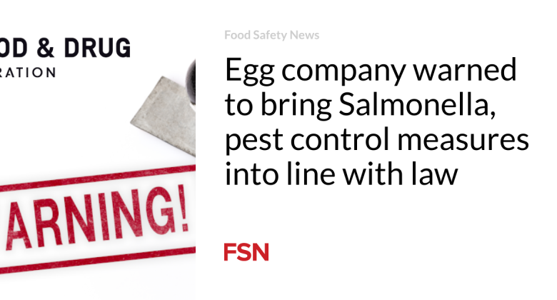 Egg business alerted to bring Salmonella, bug control determines into line with law