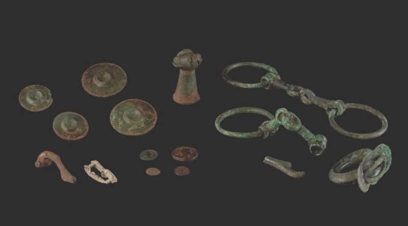 Products utilized by Roman cavalry and other treasures uncovered by metal detectorist in Wales