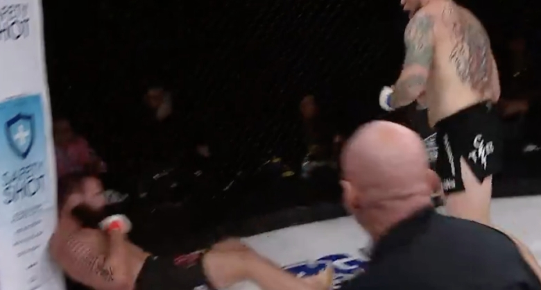 Gamebred Bareknuckle video: Chase Sherman completely knocks Alex Nicholson unconscious