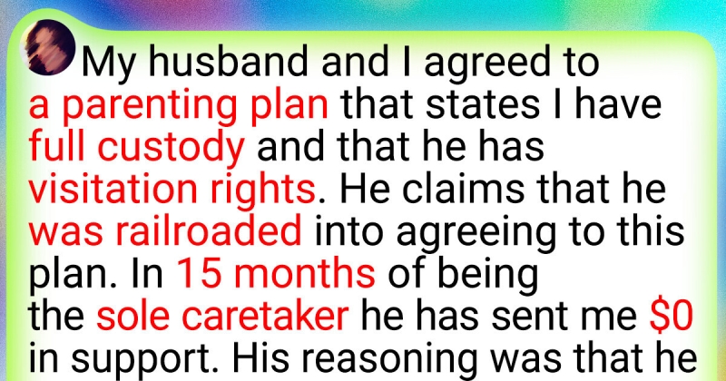 My Ex-Husband Is Furious About the Sum of Child Support He Has to Pay, “I Guess I’m Going to Have to Go to Jail Then”