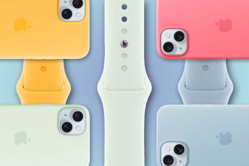 Apple revitalizes iPhone 15 case and Apple Watch band colors for the spring