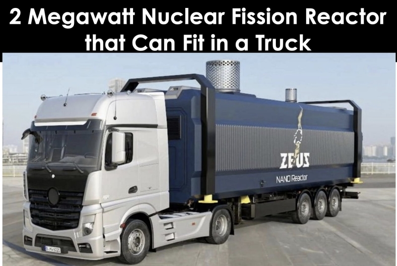 20 Megawatt Nuclear Reactors That Can Fit In a Truck