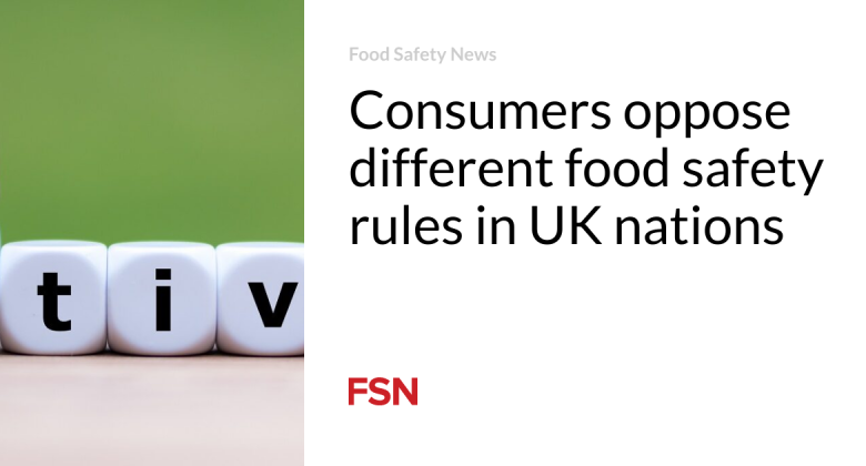 Customers oppose various food security guidelines in UK countries