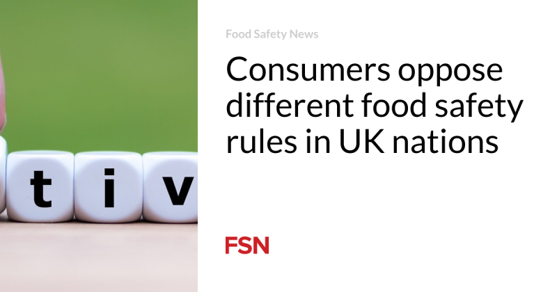 Customers oppose various food security guidelines in UK countries