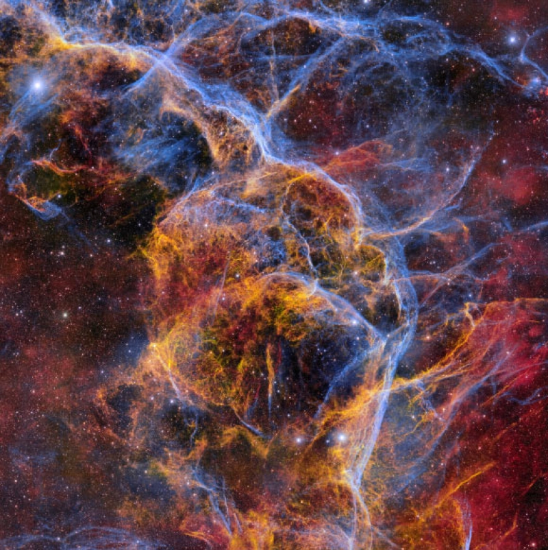 Dark Energy Camera Captures Gigapixel Image of Vela Supernova Remnant