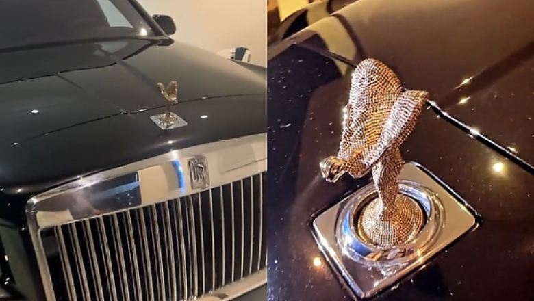 Burna Boy Buys Customized Rolls-Royce Cullinan With Diamond-encrusted Bonnet Ornament