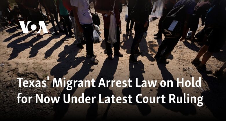 Texas’ Migrant Arrest Law on Hold in the meantime Under Latest Court Ruling