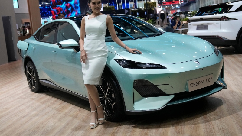 Chinese EV makers challenging market leaders at vehicle program in Bangkok