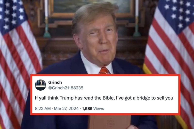 Individuals Are Absolutely Losing It Over Donald Trump Selling An American-Themed Bible For $60