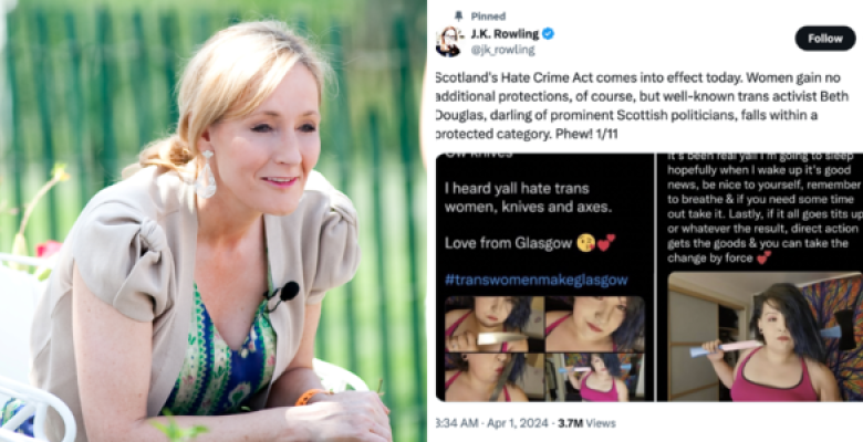 JK Rowling attempts authorities to apprehend her for ‘misgendering’ after Scottish hate criminal offense law works