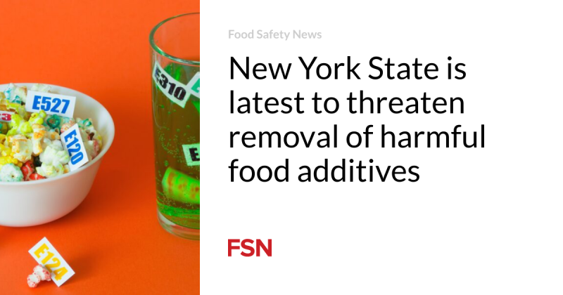 New York City State is newest to threaten elimination of hazardous food ingredients