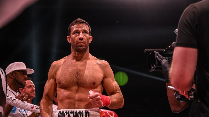 Luke Rockhold indications with Karate Combat, launching set vs. Joe Schilling on April 20