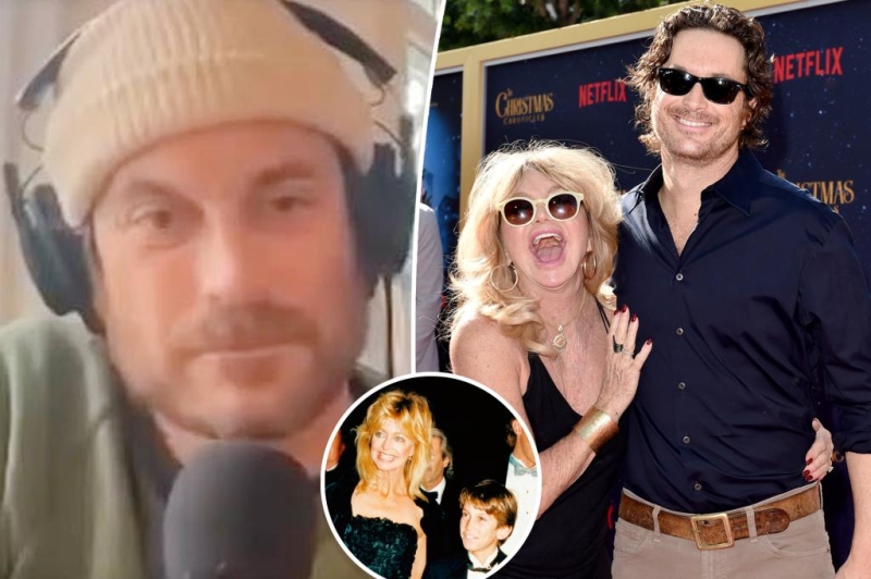 Oliver Hudson clarifies remarks about youth ‘injury’ with mama Goldie Hawn