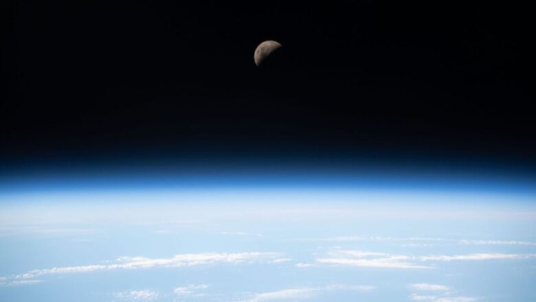 Area image of the week: The moon starts its huge eclipse orbit in spectacular ISS picture