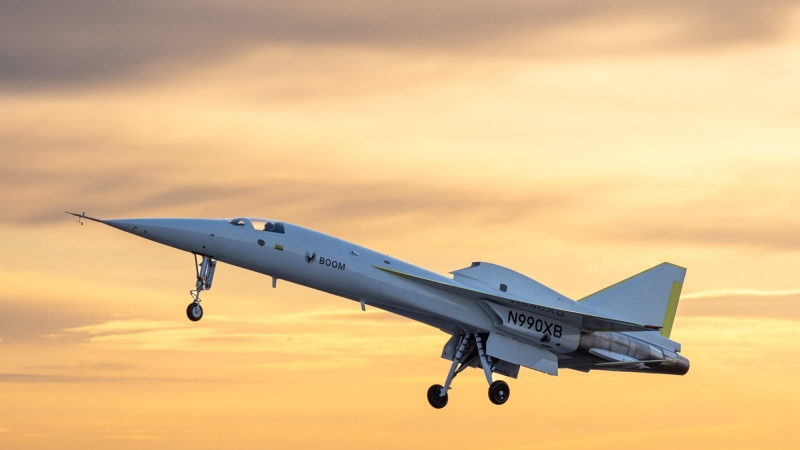 Boom Supersonic’s model jet sets off on very first flight