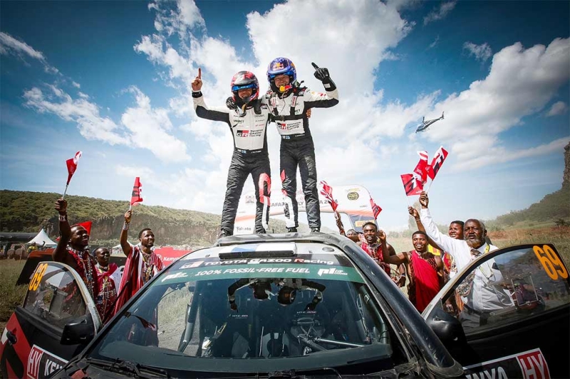 TOYOTA GAZOO Racing roars to 4th succeeding Safari accomplishment