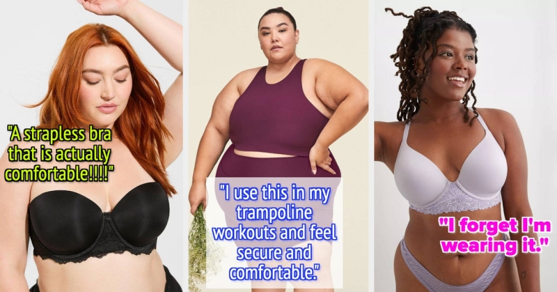 For Anyone With Big Boobs, Reviewers Swear These 30 Bras Are Actually Comfortable