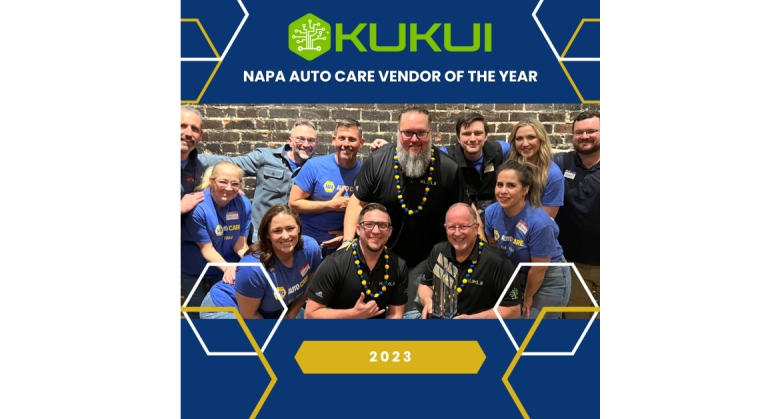 KUKUI Named NAPA Auto Care Vendor of the Year 2023