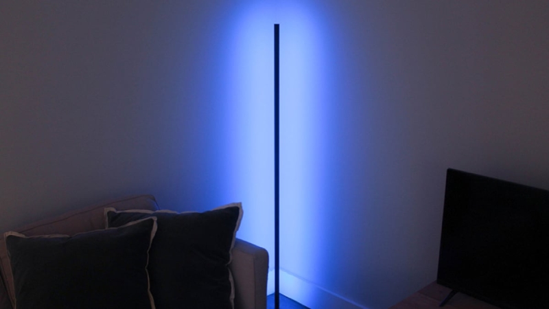 Include some color to your home with this $56 LED corner light