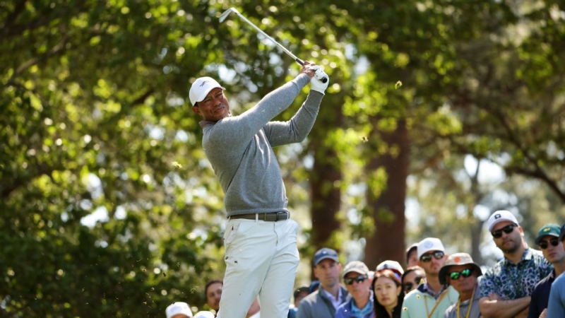 In spite of making Masters history on Friday, Tiger Woods is still not pleased