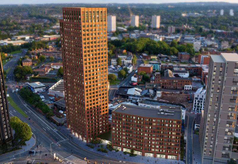 ₤ 100m Digbeth 33-storey flats task out to bid