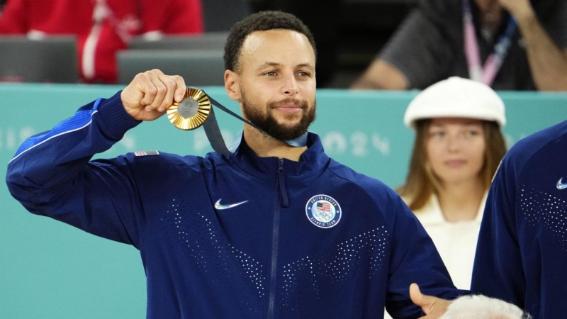 Steph Curry Brought the Perfect Hoodie to Wear in France After Winning Gold Medal