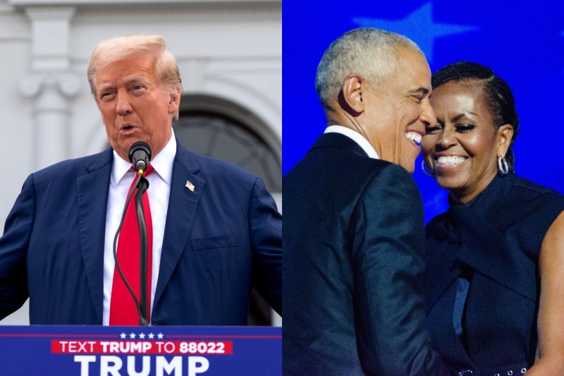 Now, Sir! Donald Trump Calls Out Barack And Michelle Obama For Taking “Personal” Jabs At The DNC (VIDEO)