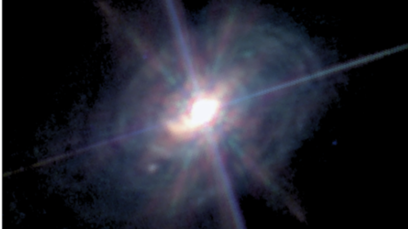 James Webb Space Telescope discovers a shock near supermassive great void (image)