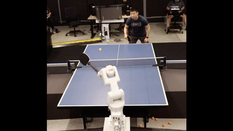 View Google’s ping pong robotic beat human beings at their own video game