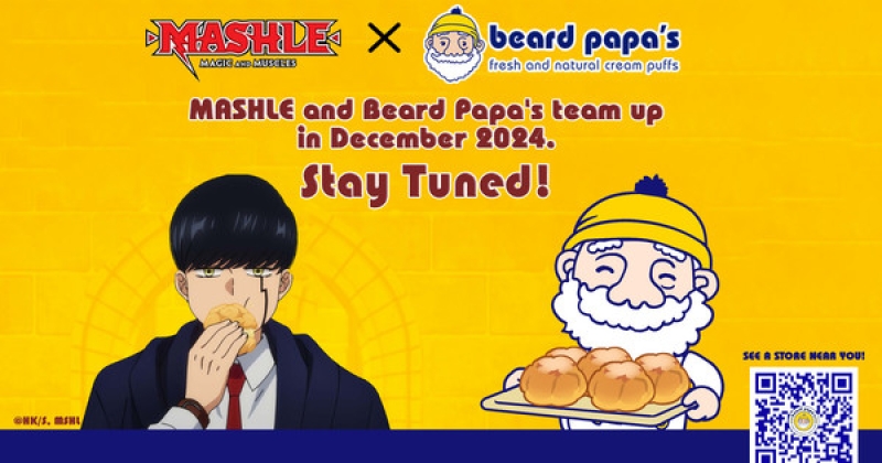 Mashle: Magic and Muscles Finally Gets a Collaboration with Beard Papa’s in the U.S.