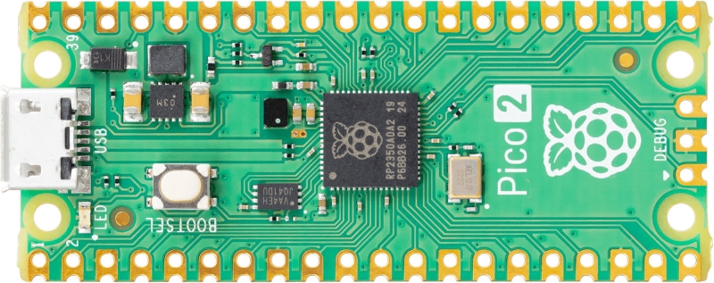 Raspberry Pi Pico 2 board includes RISC-V CPU cores, security, and more